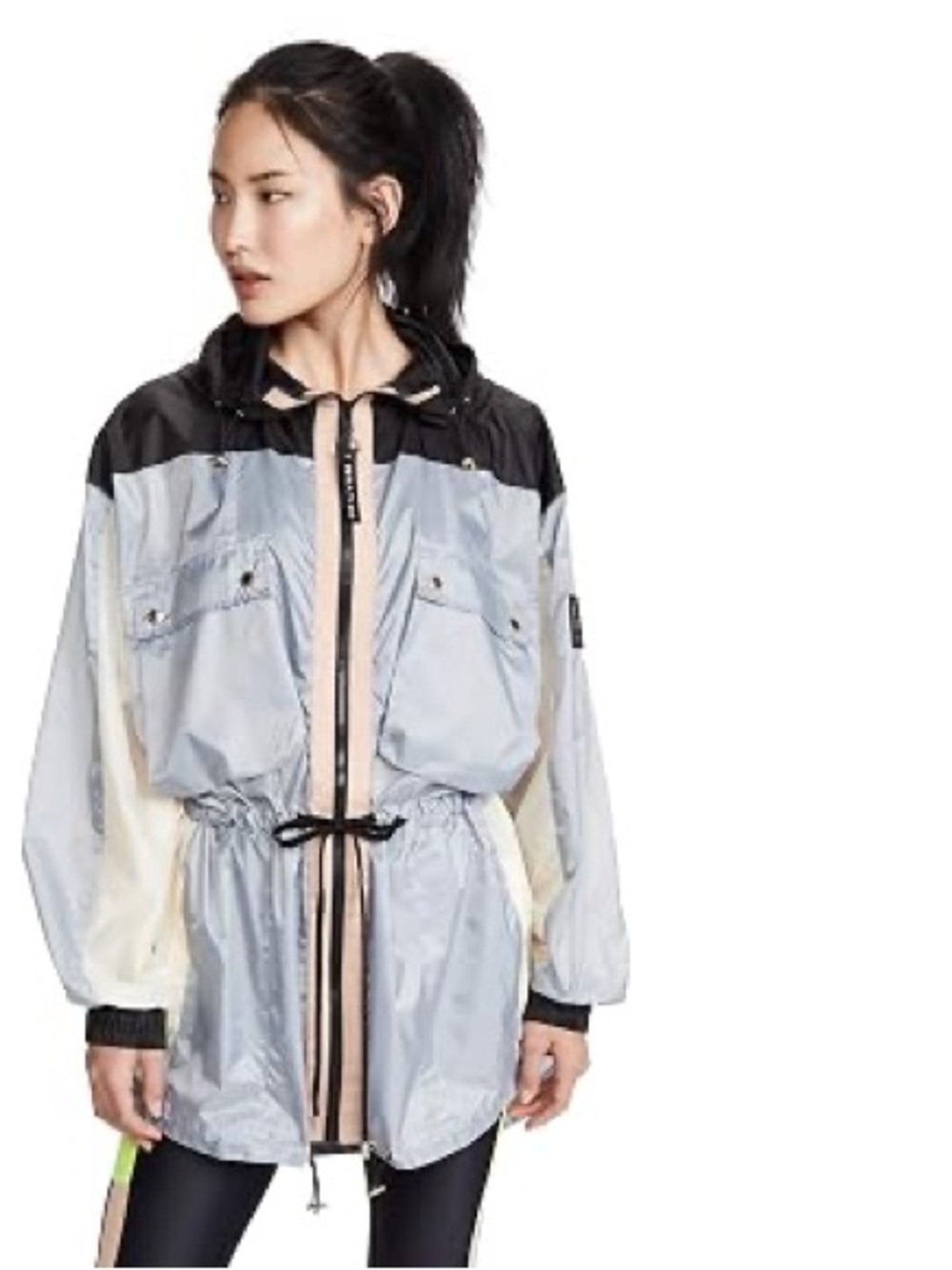 Luxe brand P.E Nation Black and Gray sports  Jacket